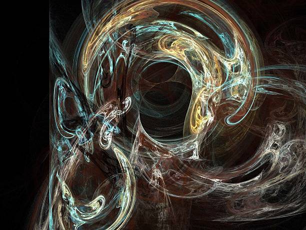 istock Digital Fractal on Black 497894045