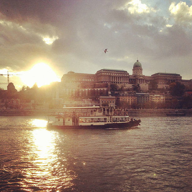 Sunset River cruise at Danube River