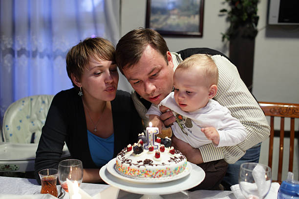 istock Family celebrating birthday 497894286