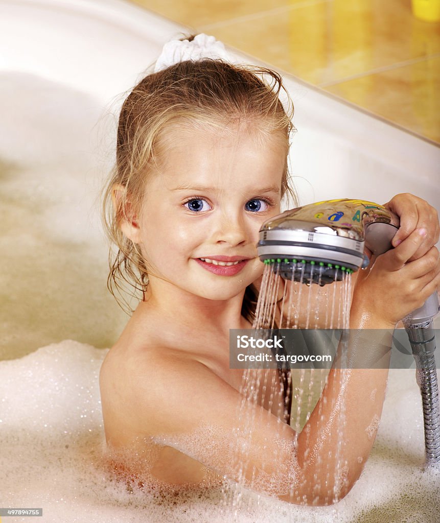 bath child girl