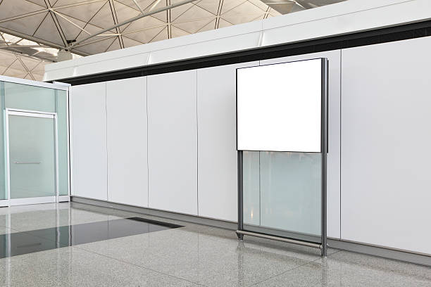 istock Blank Billboard in airport 497895299