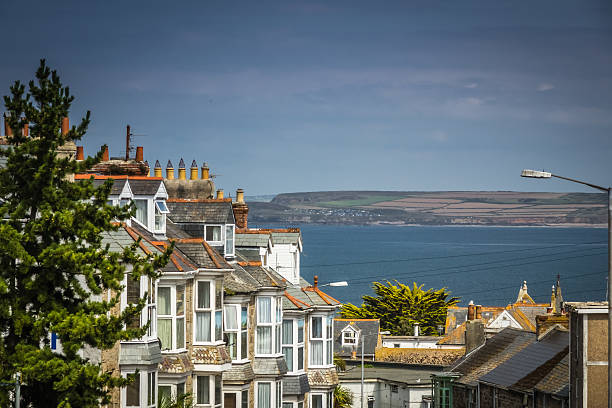 istock Residential road in St. Ives 497895318