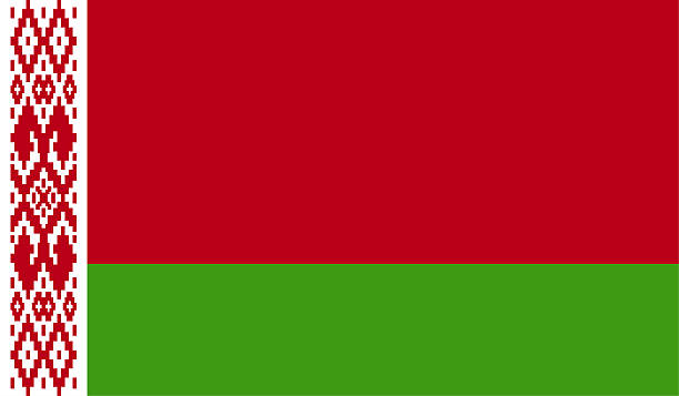 bandeira da bielorrússia - flag of belarus imagens e fotografias de stock