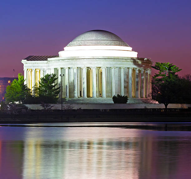 istock Thomas Jefferson Memorial at predawn in spring. 497895913