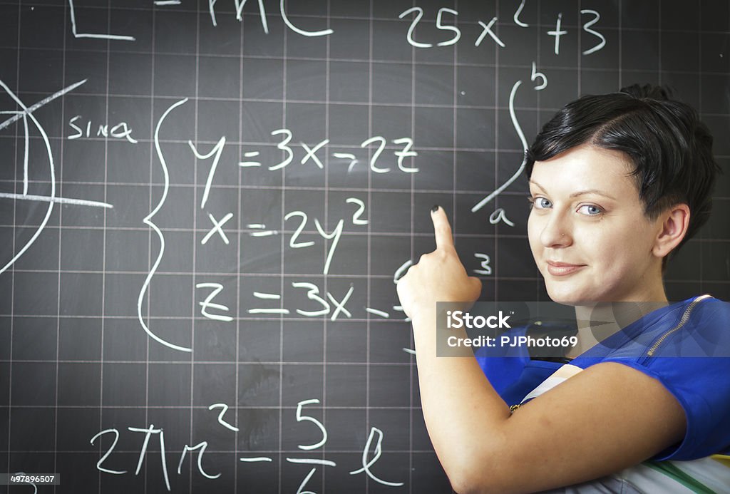 Retrato de joven estudiante mujer - Foto de stock de 20-24 años libre de derechos