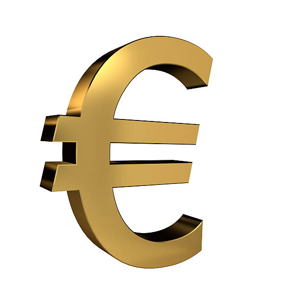 istock Gold Colored Euro Symbol 497897268