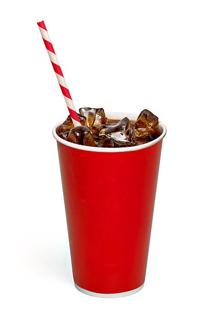 istock Iced cola with straw in paper cup 497900002