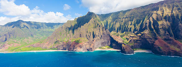 istock kauai from helicopter 497901380