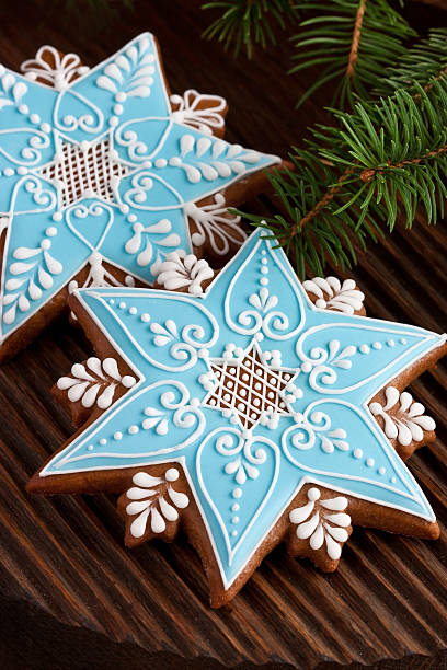 Christmas time composition with cookies