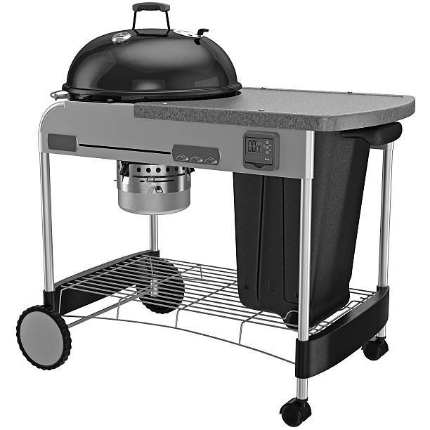 istock Barbecue charcoal with metal ventilation flap 497904938