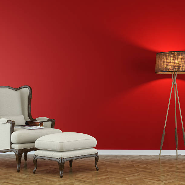 istock Modern living room with chair 497905472