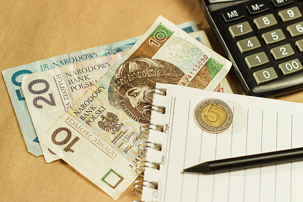 istock Image of money and a calculator, home budget 497905514