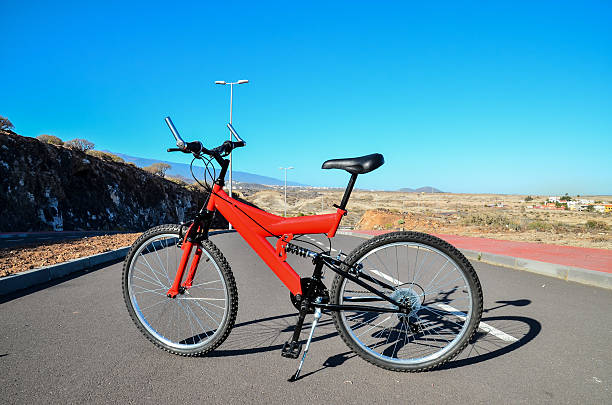 istock Full Suspension Mountain Bike 497906586