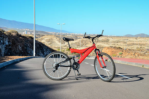 istock Full Suspension Mountain Bike 497906608