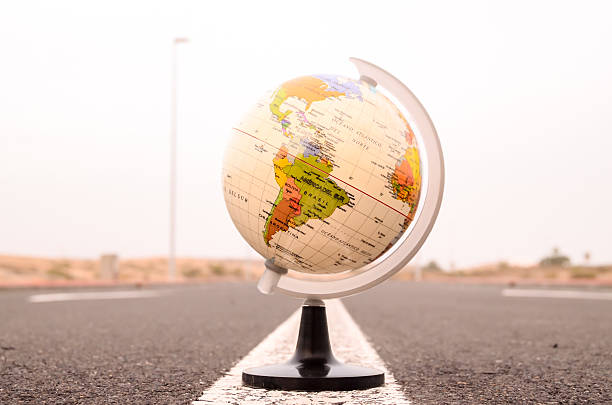 istock Globe Earth on an Asphalt Street 497906814