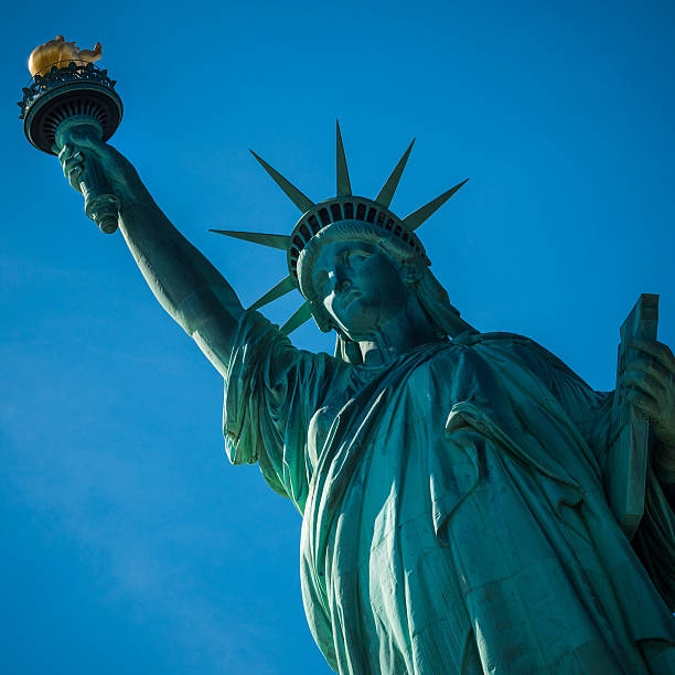 istock Close up of lady Liberty 497935126