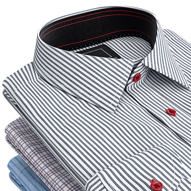 istock Classical shirt, view of the collar 497938820