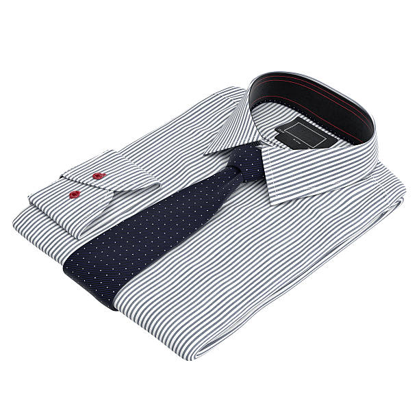 istock Classic colored men's shirts and ties 497939294