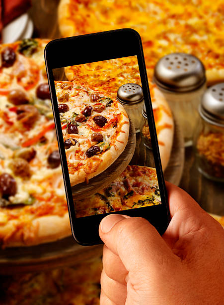 istock Mobile Photography of Mediterranean Pizza 497939846