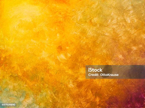 Abstract Hand Painted Gradient Stock Illustration - Download Image Now - 2015, Abstract, Acrylic Painting