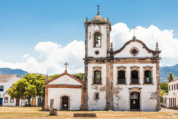 Church of Santa Rita - Paraty - RJ - Brazil Church of Santa Rita - Paraty - RJ - Brazil paraty brazil stock pictures, royalty-free photos & images