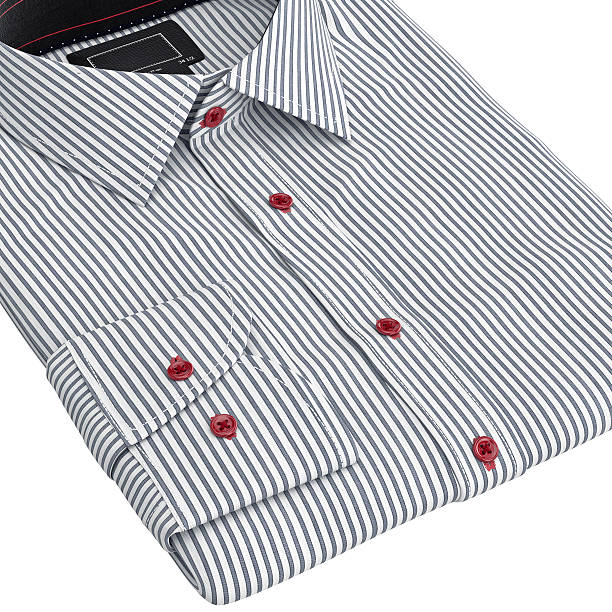 istock Classic men's shirts folded, zoomed view 497940330