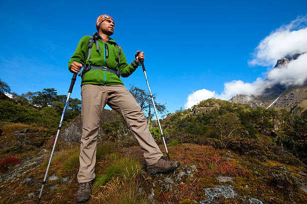 istock Hiker on the trek in Himalayas, Khumbu valley, Nepal 497940816