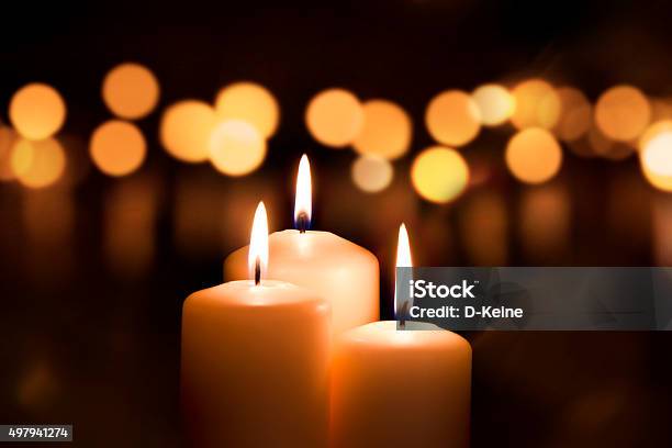 Candles Stock Photo - Download Image Now - Candle, Candlelight, Memories