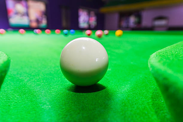istock Snooker ball on snooker table 497941540
