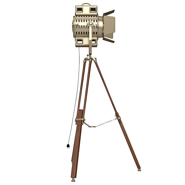 istock Lamp with wooden tripod 497941764