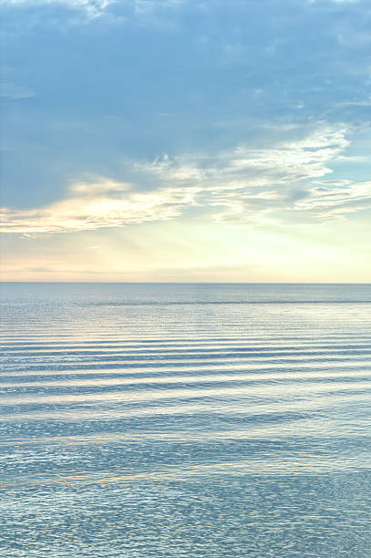 istock Peaceful Rippled Water Background, Tranquil Lake Michigan 497942154