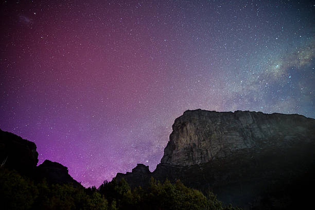 aurora austral - australis imagens e fotografias de stock