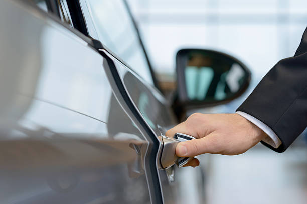 istock Car door is about to be opened 497945590