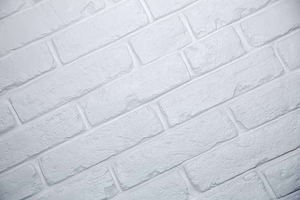 istock The texture of white brick wall background 497945826