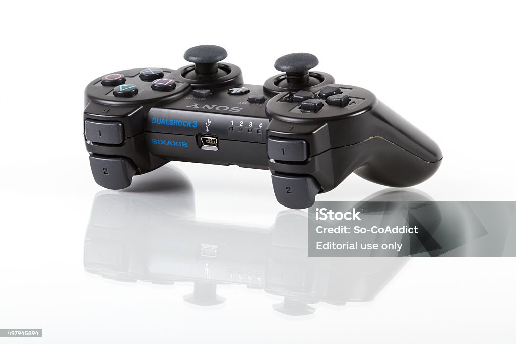 Sony Playstation Dualshock Wireless Controller Stock Photo - Download Image Now -