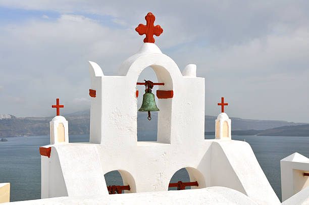 istock small white chapel on greek island santorini 497947067