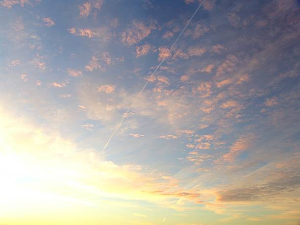 chmury - sky only sky cirrocumulus window zdjęcia i obrazy z banku zdjęć