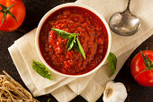Homemade Red Italian Marinara Sauce