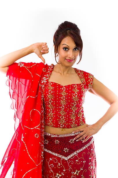 istock Young Indian woman pointing herself 497950203