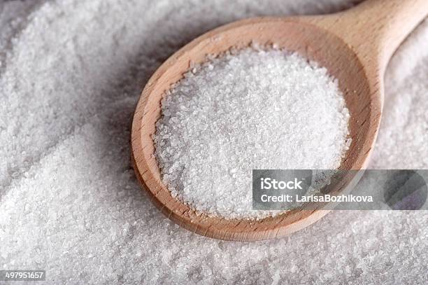 Salt Or Sugar Stock Photo - Download Image Now - Close-up, Crystal, Food