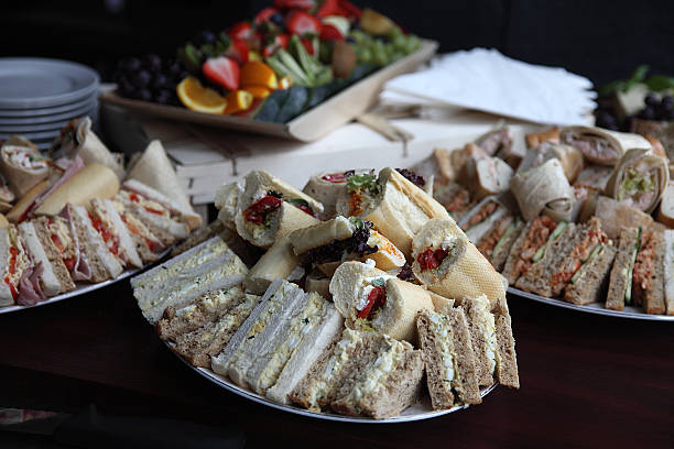 istock Buffet of mixed sandwiches 497953459