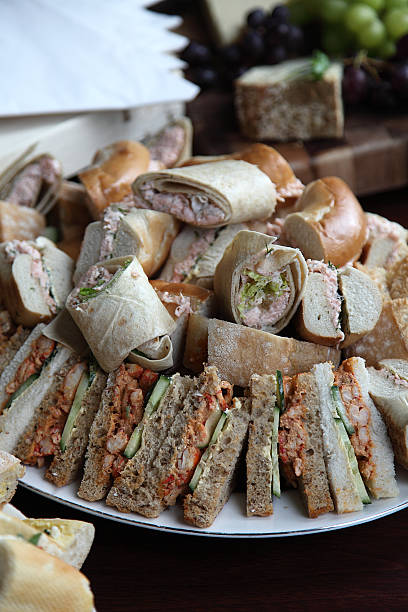 istock Buffet of mixed sandwiches 497953461