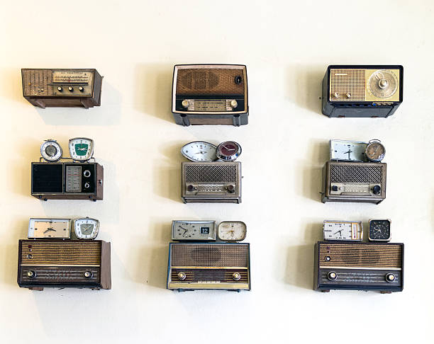 istock set of oldie radios and clock 497953579