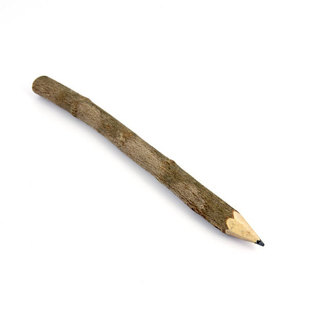 istock Wood pencil isolated on white background 497953585