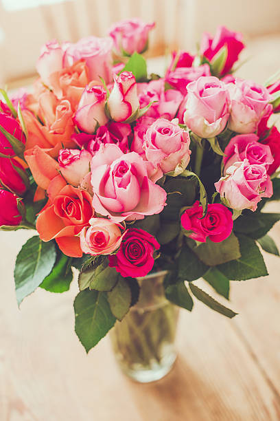 istock Beautiful bouquet of roses 497954437
