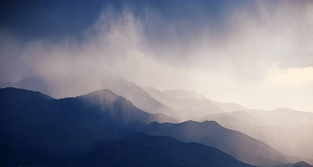 Fog and Rain in the Rocky Mountains
