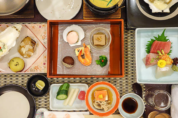 istock Japanese Food Set 497956810