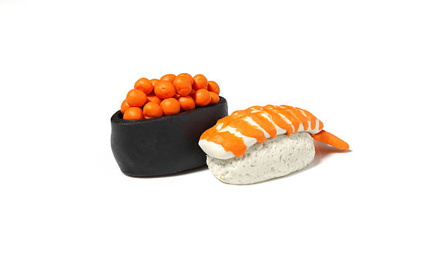 istock miniature sushi model from japanese clay 497957050