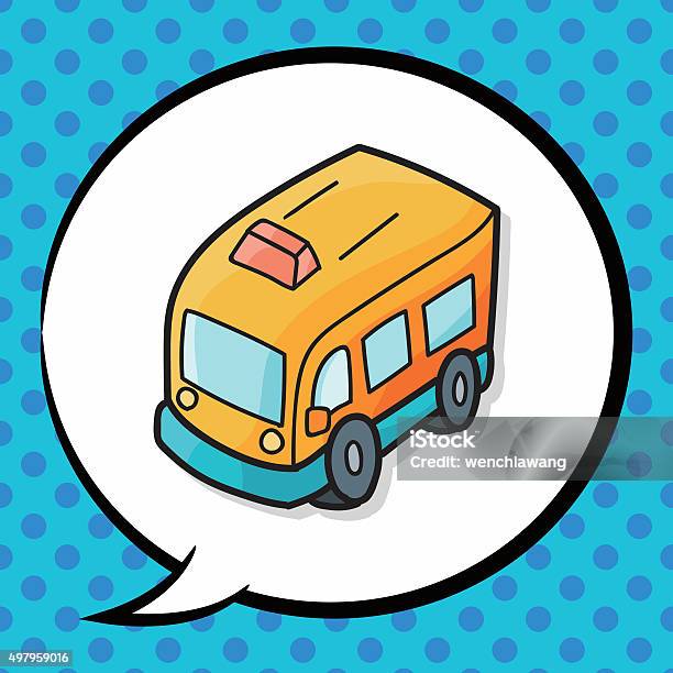 Toy Car Doodle Speech Bubble Stock Illustration - Download Image Now - Junkyard, 2015, Child