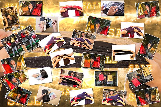 istock Christmas shopping collage 497962380
